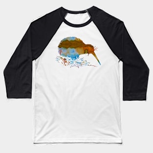 Kiwi Bird Baseball T-Shirt